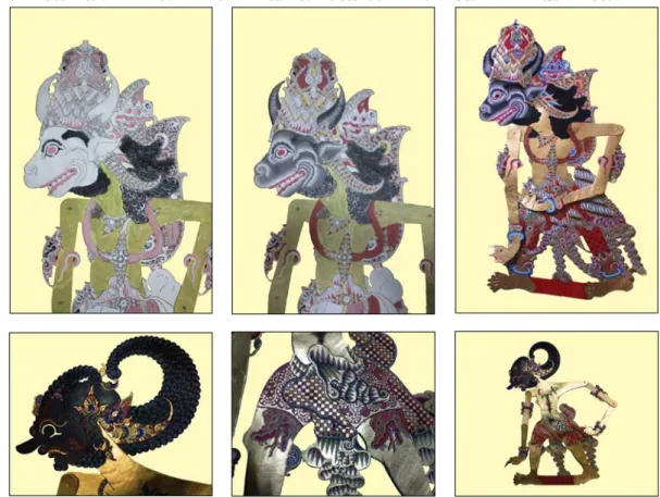 Gambar 15. Pewarnaan pada wayang kulit