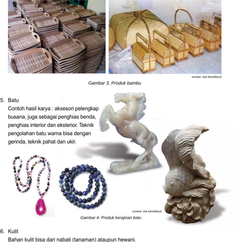 Gambar 3. Produk bambu