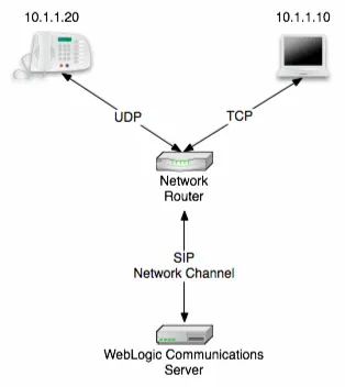 Figure 3–2Single-NIC Network Channel Configuration