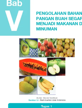 Gambar 5.1 Buah-buahan lokal Indonesia 