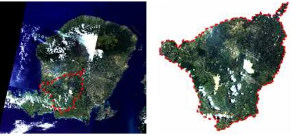 Gambar 4: Persebaran titik GPS pada data ALOS AVNIR-2 Tahun 2006
