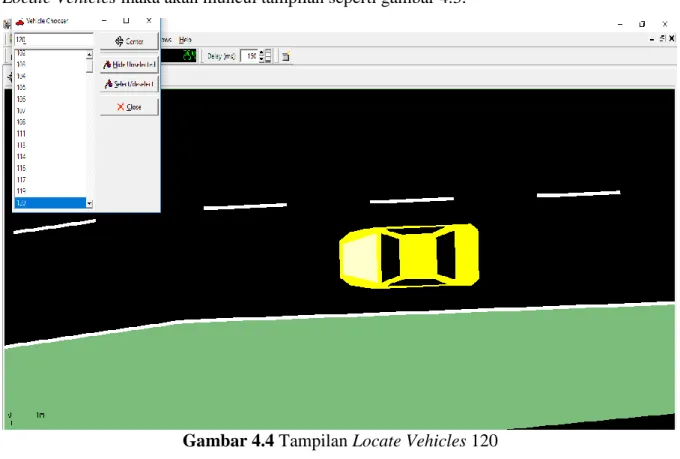 Gambar  4.3  adalah  tampilan  daftar  vehicles/kendaraan  yang  terdapat  dalam  simulasi  VANET  ini