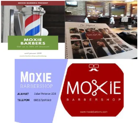 Gambar 1 Promosi  Moxie Barbershop
