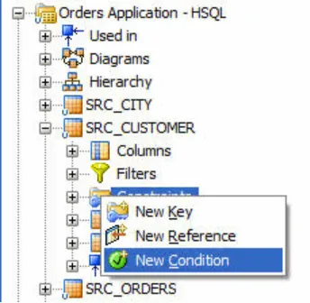 Figure 5–1Insert New Condition