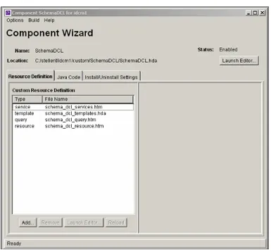 Figure 3–1Component Wizard Interface