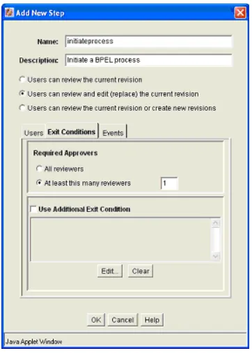 Figure 4–1Add New Step Dialog