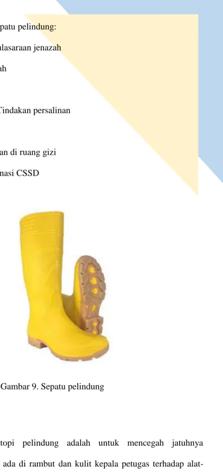 Gambar 9. Sepatu pelindung 