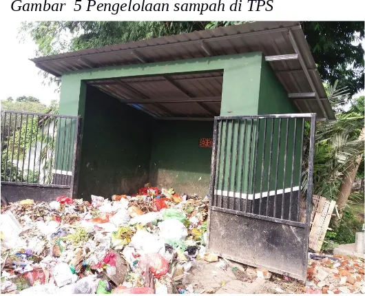 Gambar  5 Pengelolaan sampah di TPS