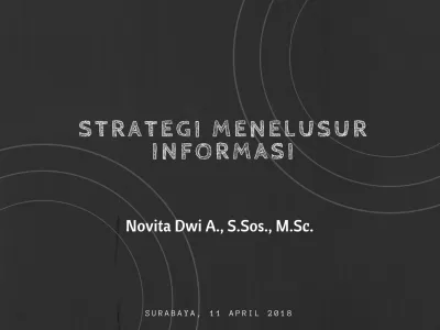 Strategi Penelusuran Informasi