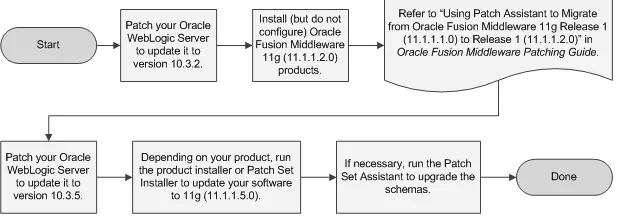 Figure 1–3Install Flow for Existing 11g (11.1.1.1.0) Users