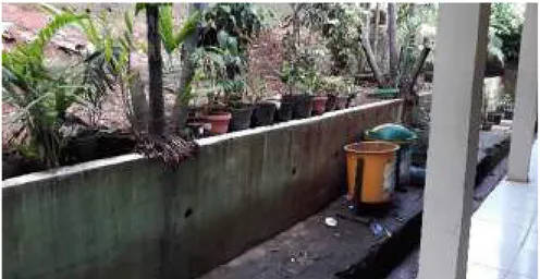 Foto lokasi rencana pembangunan sarana sanitasi mencuci tangan