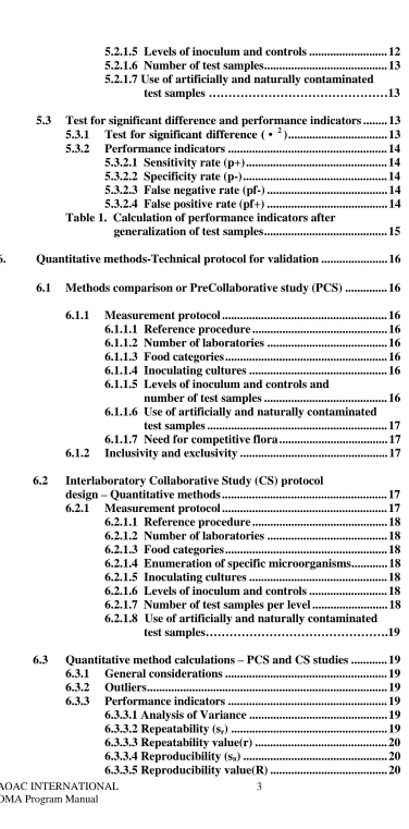 Table 1.  Calculation of performance indicators after                                       generalization of test samples.........................................15