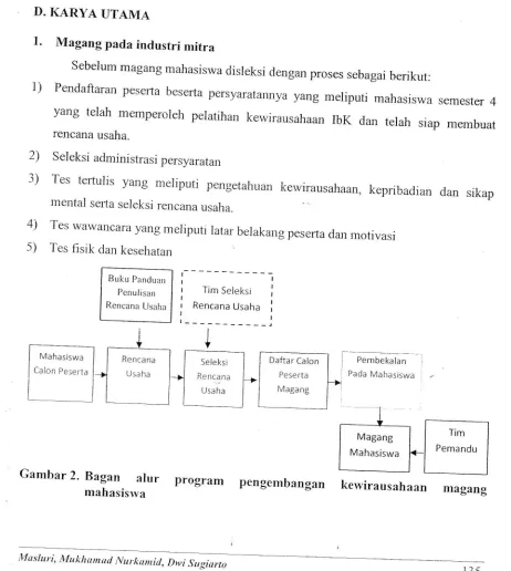 Gambar 2. Bagan alur program pengembanganmahasisrva
