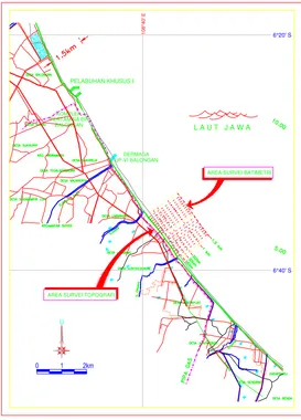 Gambar 3.10 ( Lokasi Survey Batimetri )  