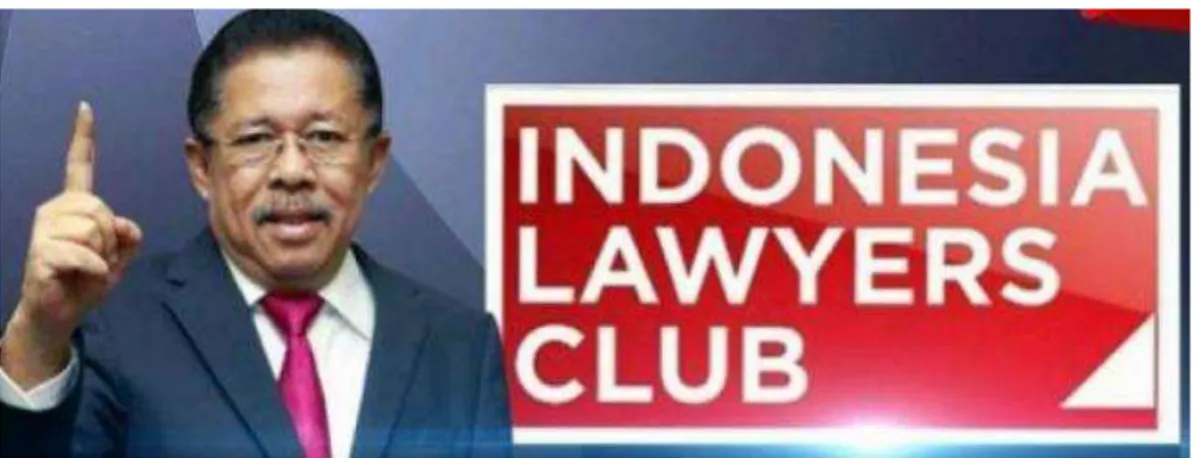 Gambar 2.4 Indonesia Lawyer Club (ILC)  Sumber: Wikipedia.com/IndonesiaLawyerClub 