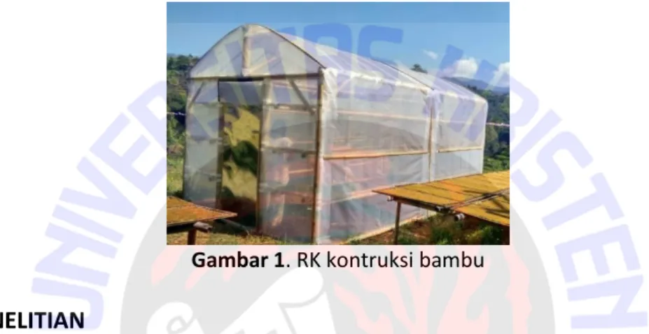 Gambar 1. RK kontruksi bambu  METODE PENELITIAN 