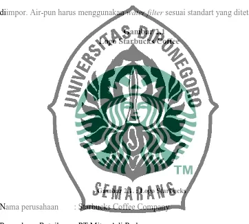 Gambar 2.1 Logo Starbucks Coffee 
