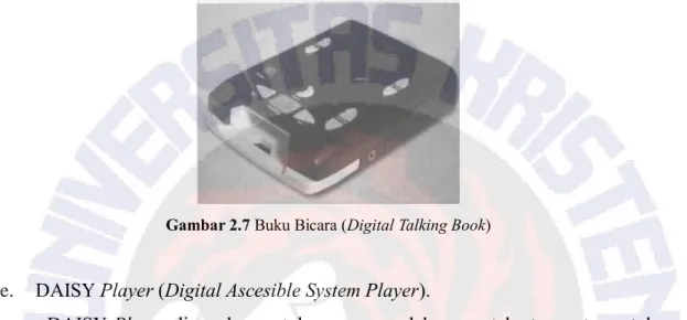 Gambar 2.7 Buku Bicara (Digital Talking Book) 