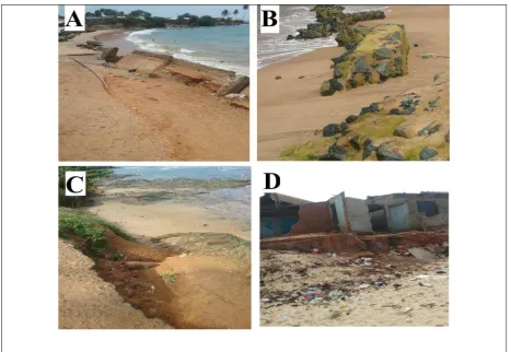 Figure 8 Impacts of erosion in Axim 