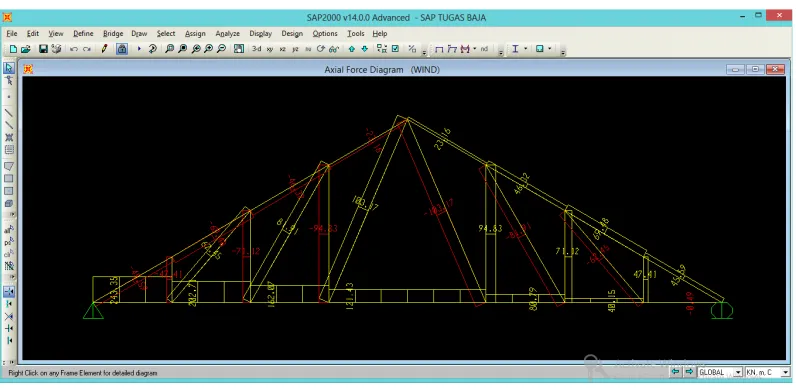 Gambar  3.18 Output Beban Hidup