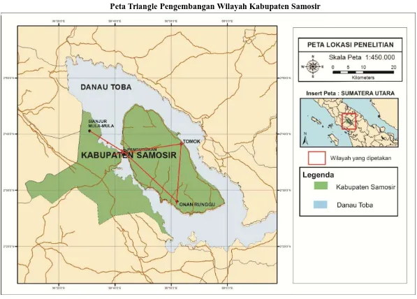 Gambar 1.3  Pengembangan Wilayah Kabupaten Samosir 