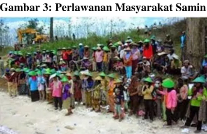Gambar 3: Perlawanan Masyarakat Samin 