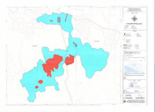 Gambar 1. Peta Blok Pengelolaan Kawasan Konservasi SM Paliyan