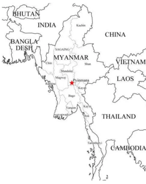 Gambar negara yang berbatasan dengan Myanmar 
