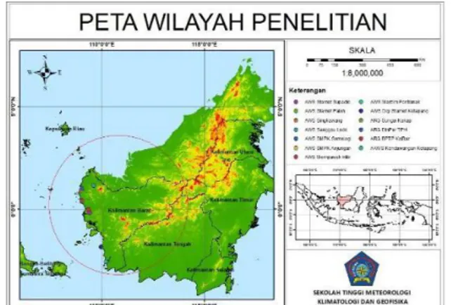 Gambar 1. Lokasi Penelitian Pontianak Kalimantan Barat 