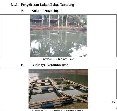 Gambar 3.7 Budidaya Keramba Ikan