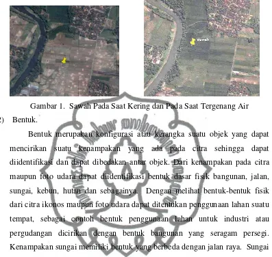 Gambar 2. Bentuk Sungai yang Mengikuti  