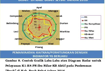 Gambar 8. Contoh Grafik Laba-Laba atau Diagram Radar untuk 