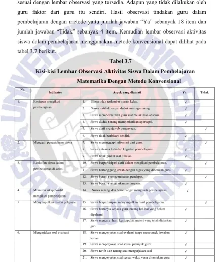 tabel 3.7 berikut.  