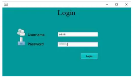 Gambar  diatas  adalah  gambar  halaman  login,  ketika  username  dan  password benar maka akan masuk ke  menu utama