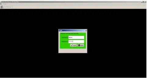 Gambar 11. Halaman login 
