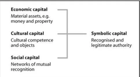 Figure 2. General forms of capital with possible conversions.