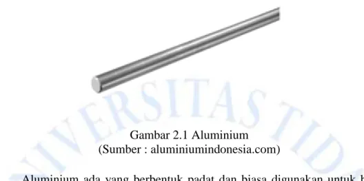 Gambar 2.1 Aluminium  (Sumber : aluminiumindonesia.com) 