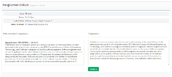 Gambar 4. 12.Tampilan Form Input Ringkasan 