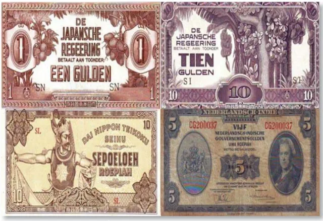 Gambar 2.1 Mata Uang yang berlaku pada masa penjajahan
