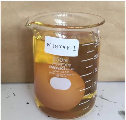 Gambar 1.7 telur (tenggelam) di minyak. 