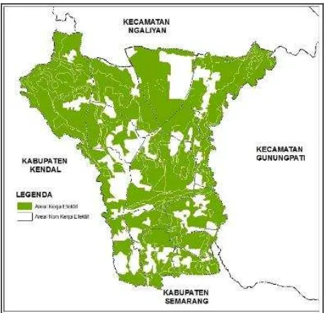 Gambar 3 . Peta Potensi Awal Kerusakan Lahan Kecamatan Mijen. Sumber: Analisis Penyusun, 2014