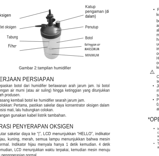 Gambar 2: tampilan humidifier 