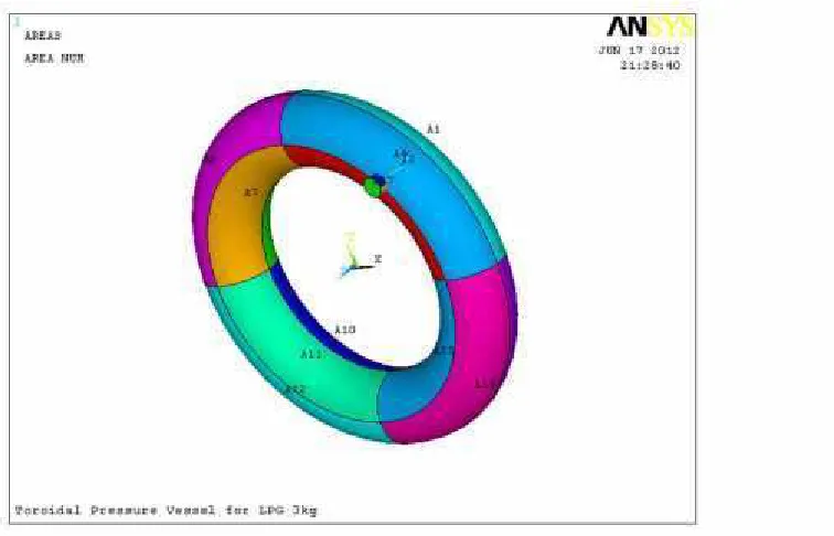 Gambar 29 Model nosel radial pada sudut 1800