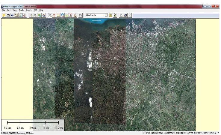 Gambar III.3. Citra Satelit Quickbird Kota Semarang 2010 