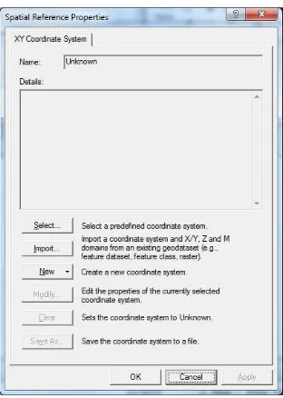 Gambar III.6. Create New Shapefile 