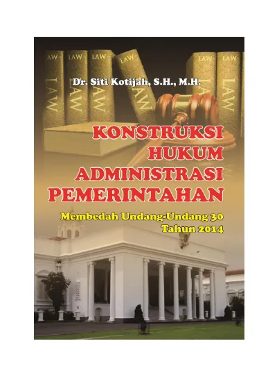 Prosedur Administrasi Pemerintahan - PENYELENGGARAAN ADMINISTRASI