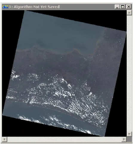 Gambar 3.10 Hasil gabung band citra Landsat Jawa Tengah 