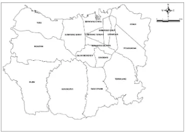 Gambar 4.1 Peta administrasi kecamatan kota Semarang 