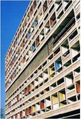 Gambar 7.  Unitéd 'Habitaion, Marseille (Le Corbusier 1952) 