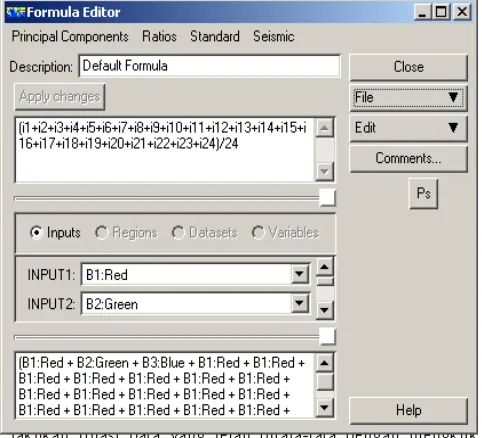 Gambar 3.21Tab Formula Editor 